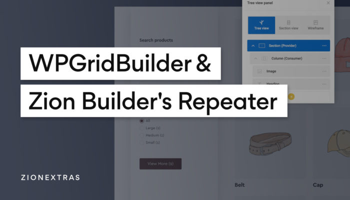 How to Use WPGridBuilder Facets with Zion Builder’s Repeaters